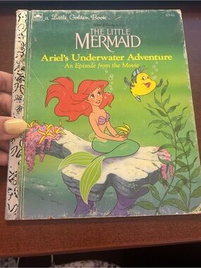 Disney Little Mermaid Ariel’s Underwater Adventure Little Golden Book 105-82